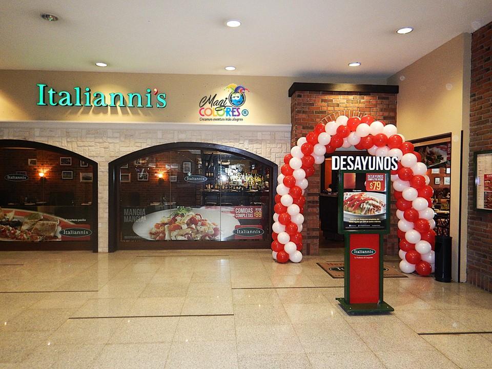 Arco de globos para restaurantes