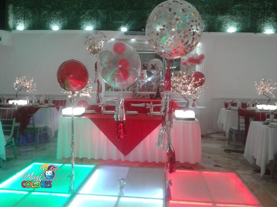 Globos dobles con helio