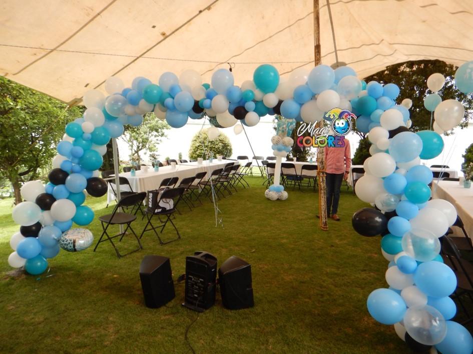 Tira orgánica con globos