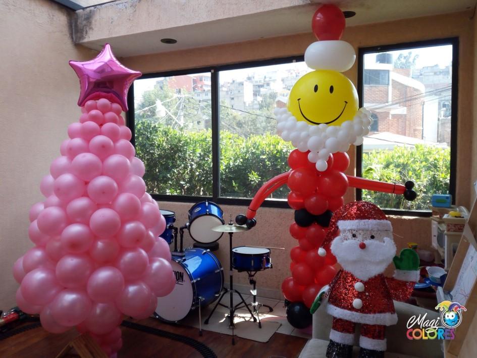 Árbol Navideño con Globos