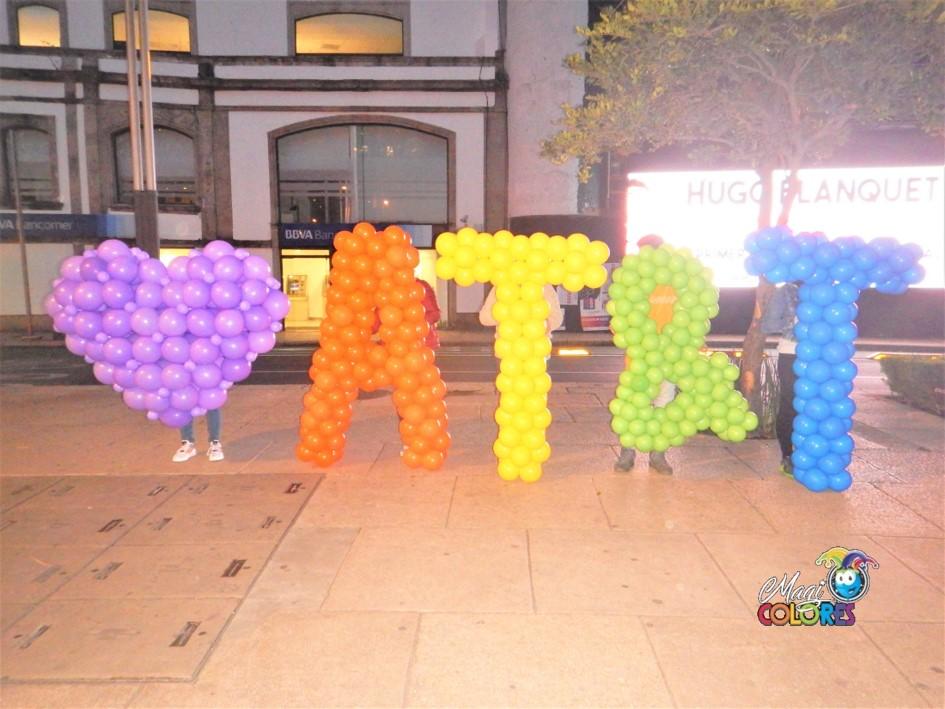 Corazón con Globos