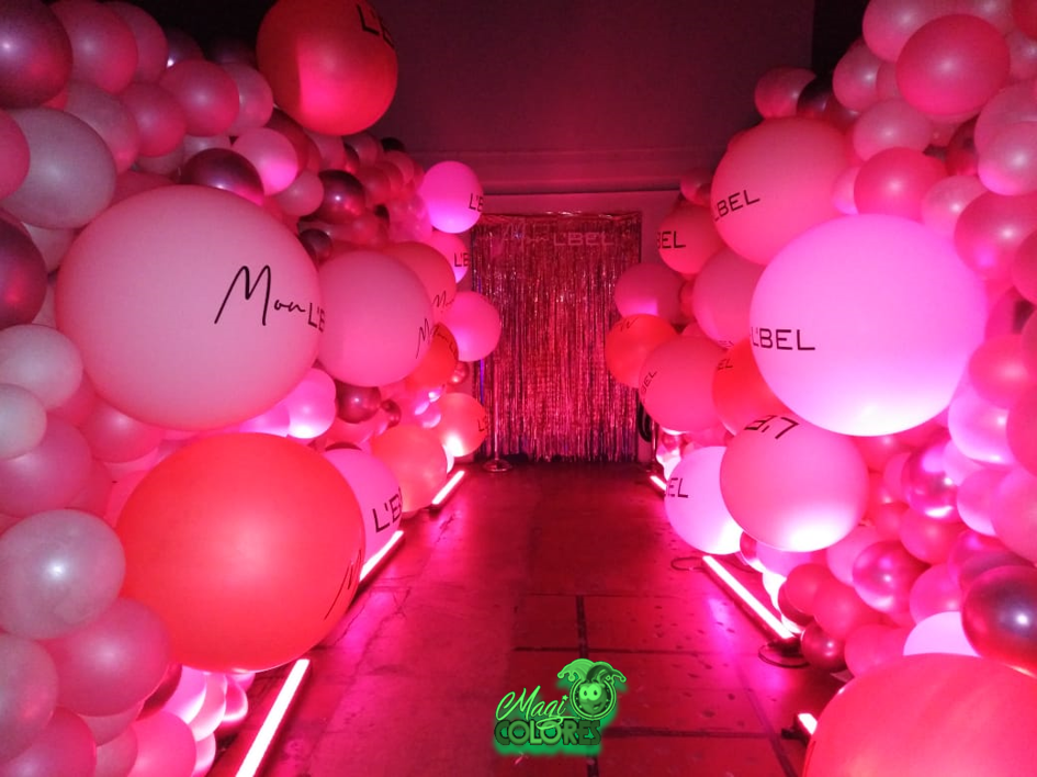 Pared Orgánica con Globos