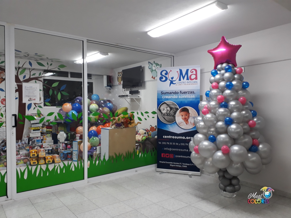 Árbol Navideño con Globos