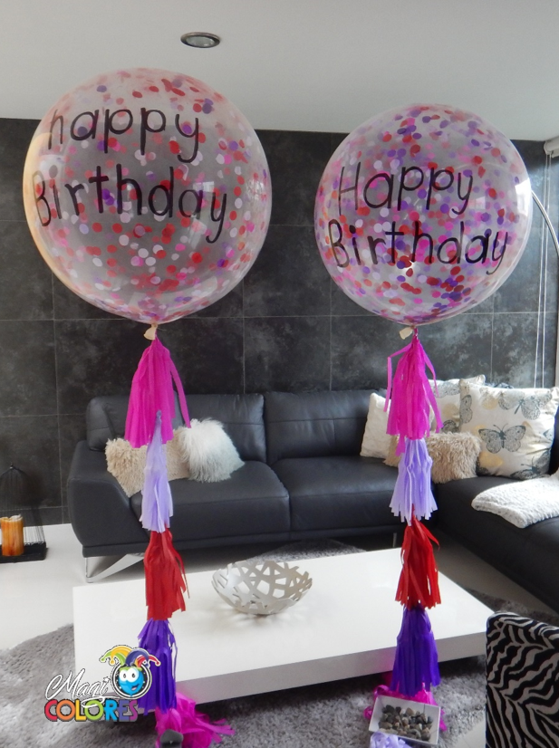 Globos gigantes para cumpleaños personalizados