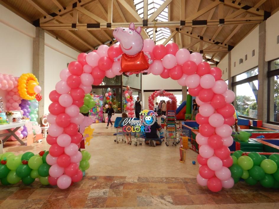 Arco con Globos Peppa Pig