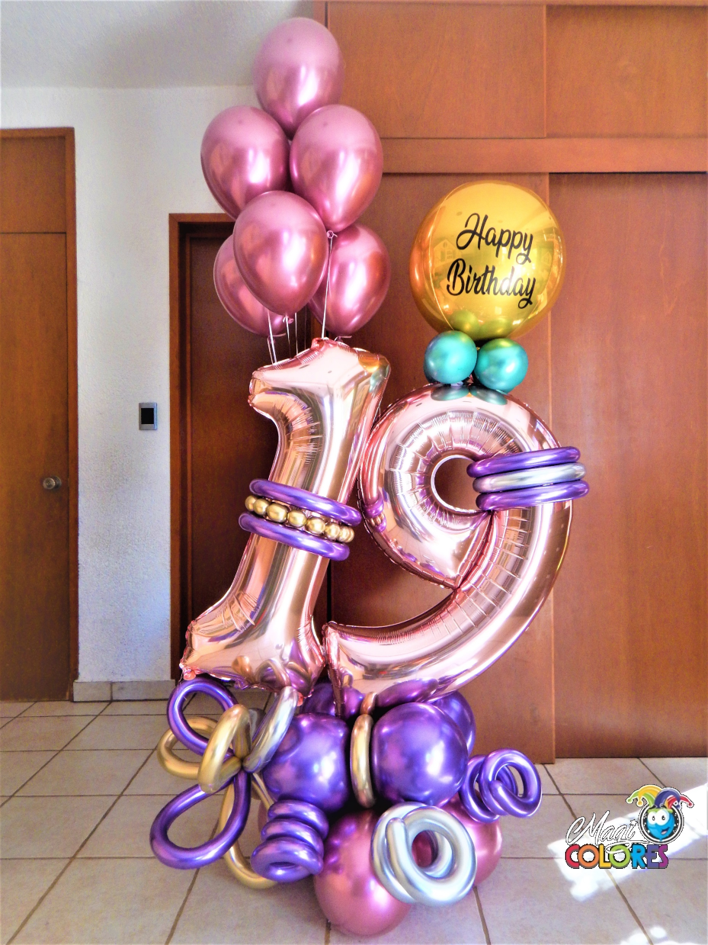 Arreglos Gigantes Globos Chrome