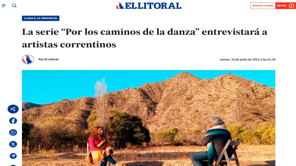 Presentación de la Serie POR LOS CAMINOS DE LA DANZA
