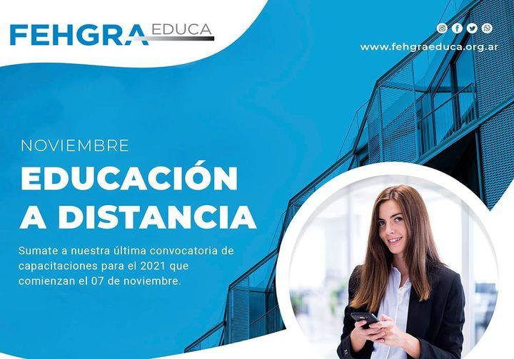 FEHGRA Educa: Ya está abierta la inscripción para los cursos que inician en noviembre