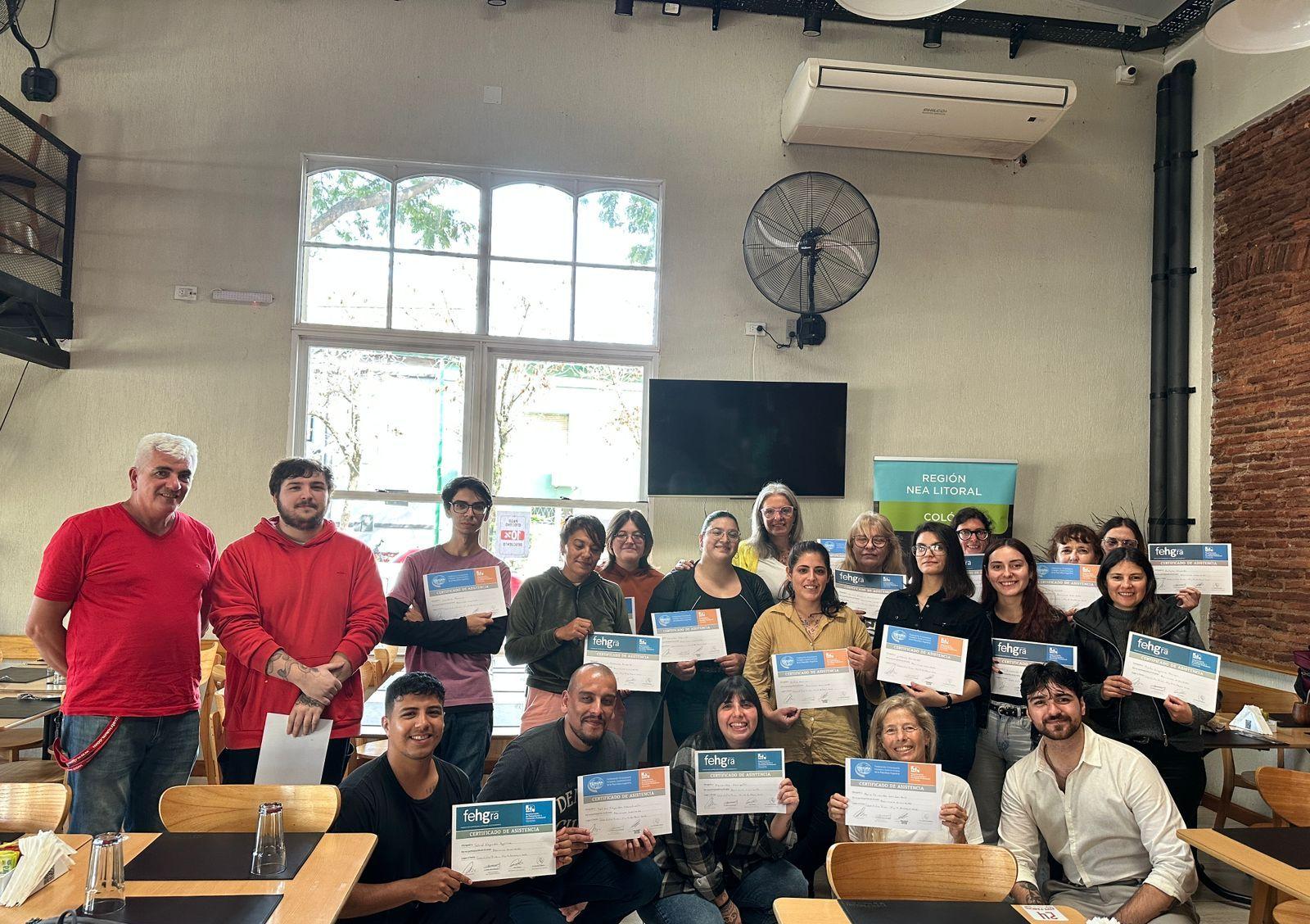 Finalizo curso Barismo en Colon