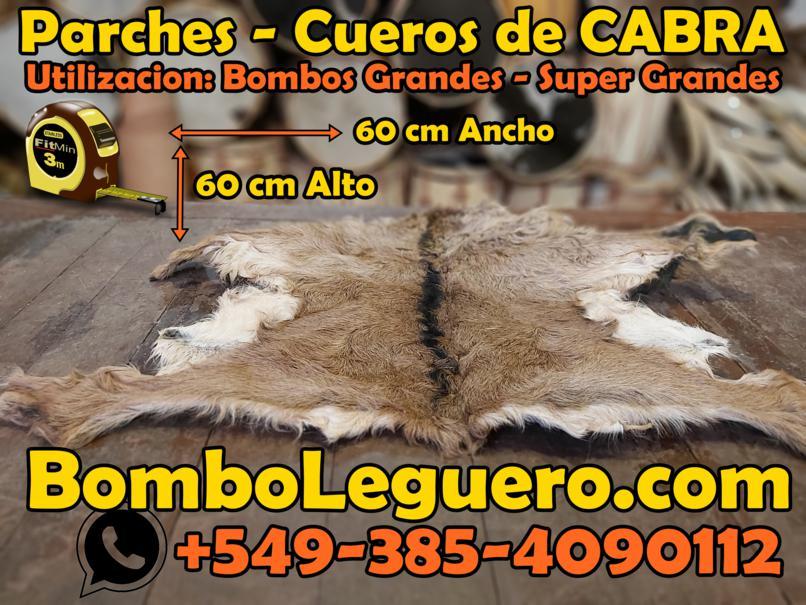 cueros parches de cabra chivo