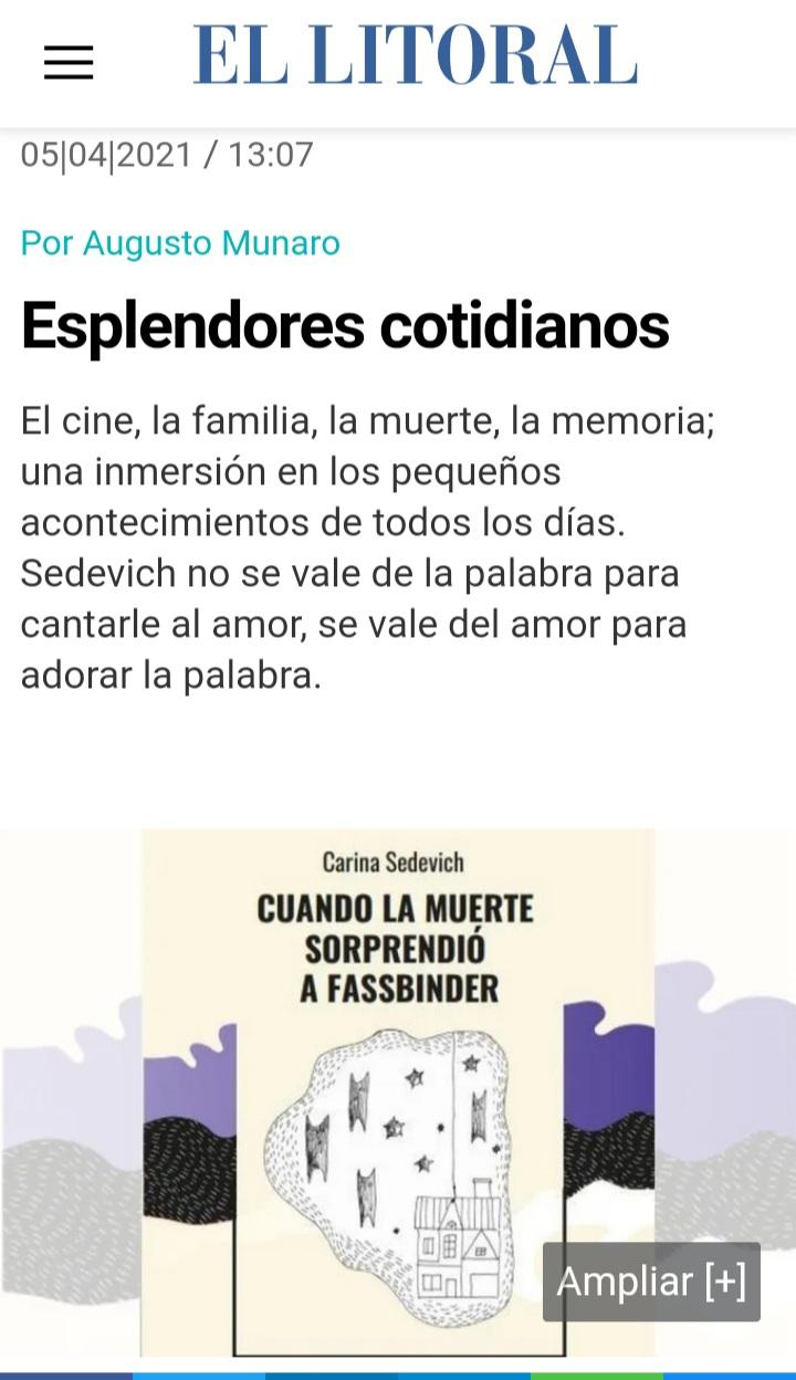 Reseña en El Litoral