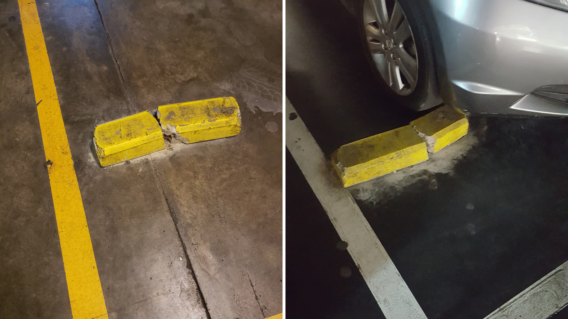 Por qué los topes de estacionamiento para piso fabricados en PVC son mejores que los de hormigón.