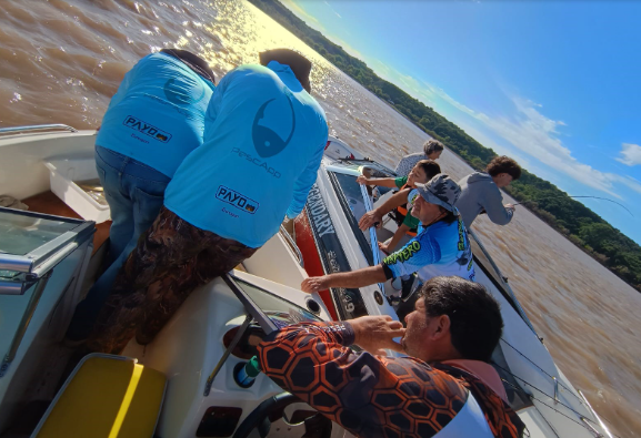 Concurso de pesca en Villa Urquiza, Entre Ríos 