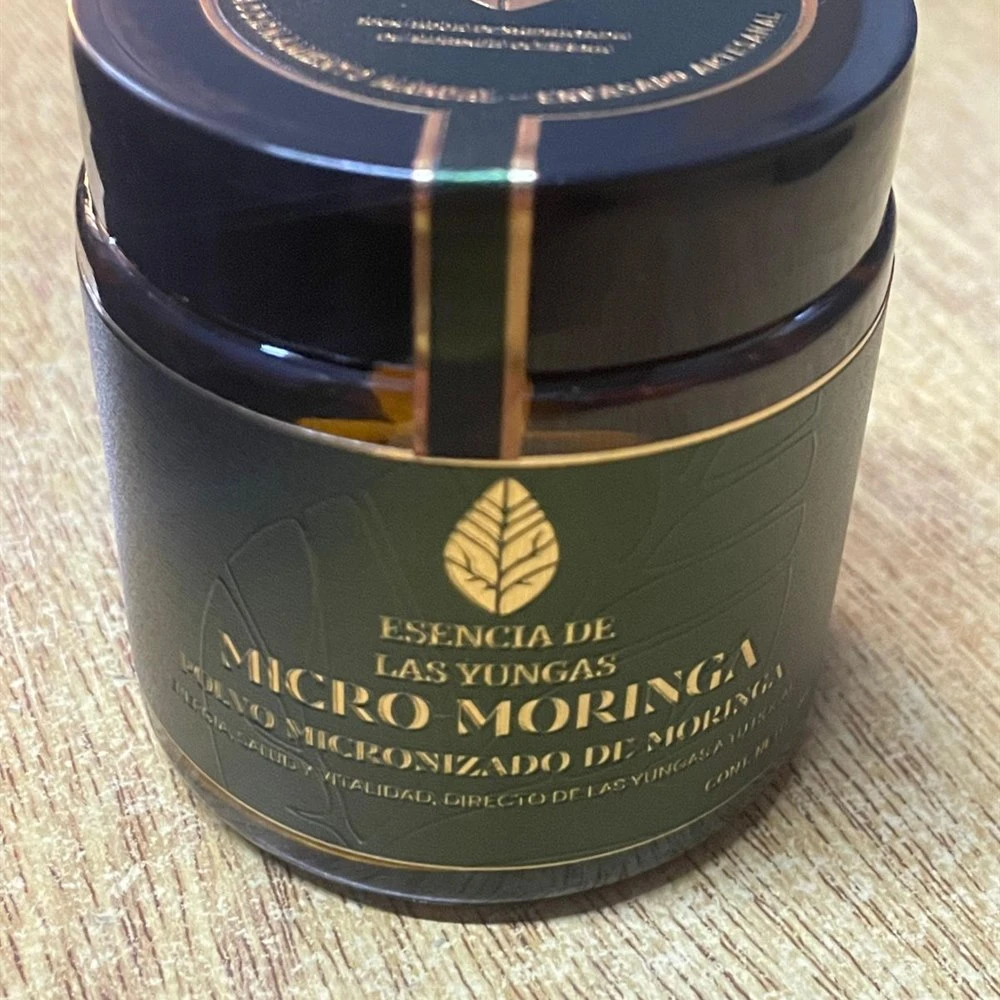 aFrasco de Micro-Moringa de 30 g, Esencias de Las Yungas