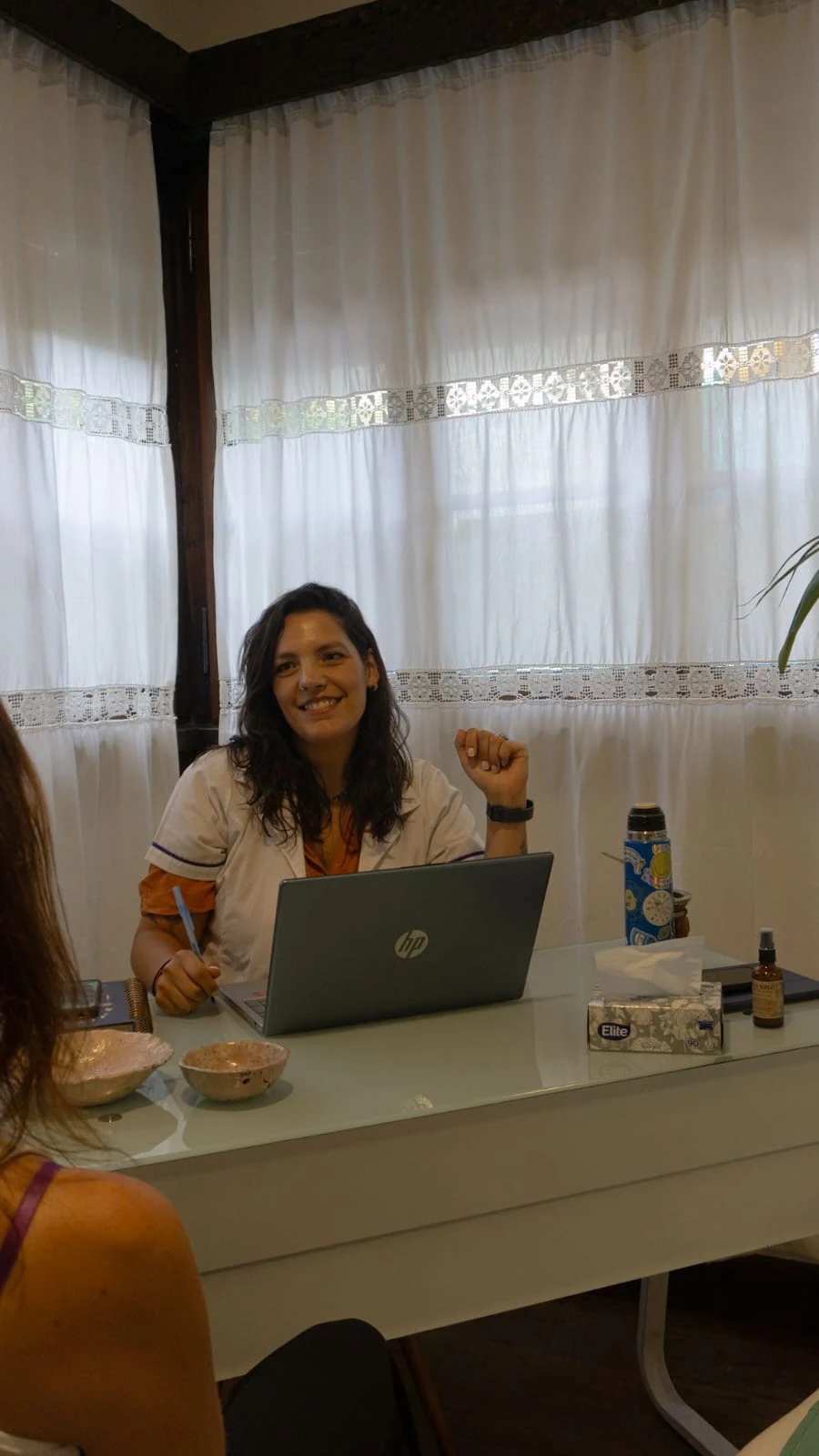 Sesión de videollamada para asesoría nutricional online