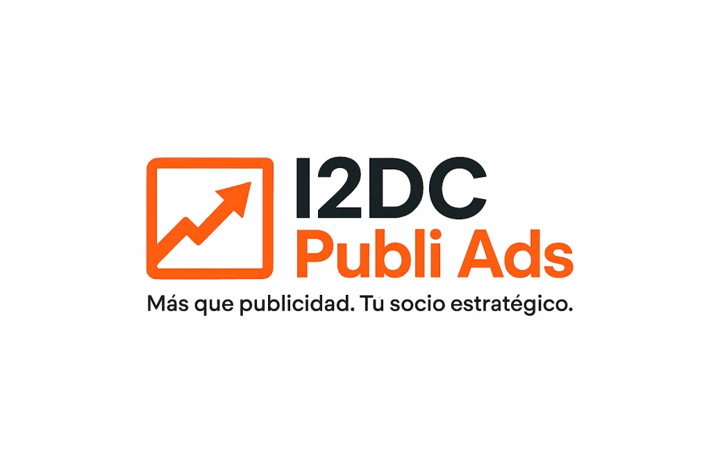 Logo de I2DC Publi Ads "Más que publicidad, tu socio estratégico"