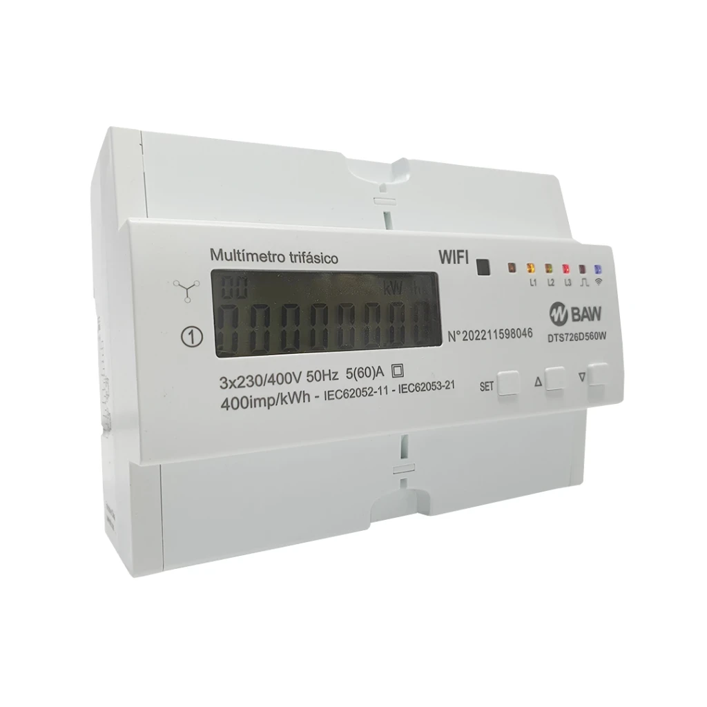 MULTIMEDIDOR TRIFÁSICO WIFI - DTS726D560W - BAW ELECTRIC