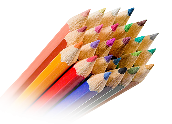 Lápices de Colores de distintas marcas y largos