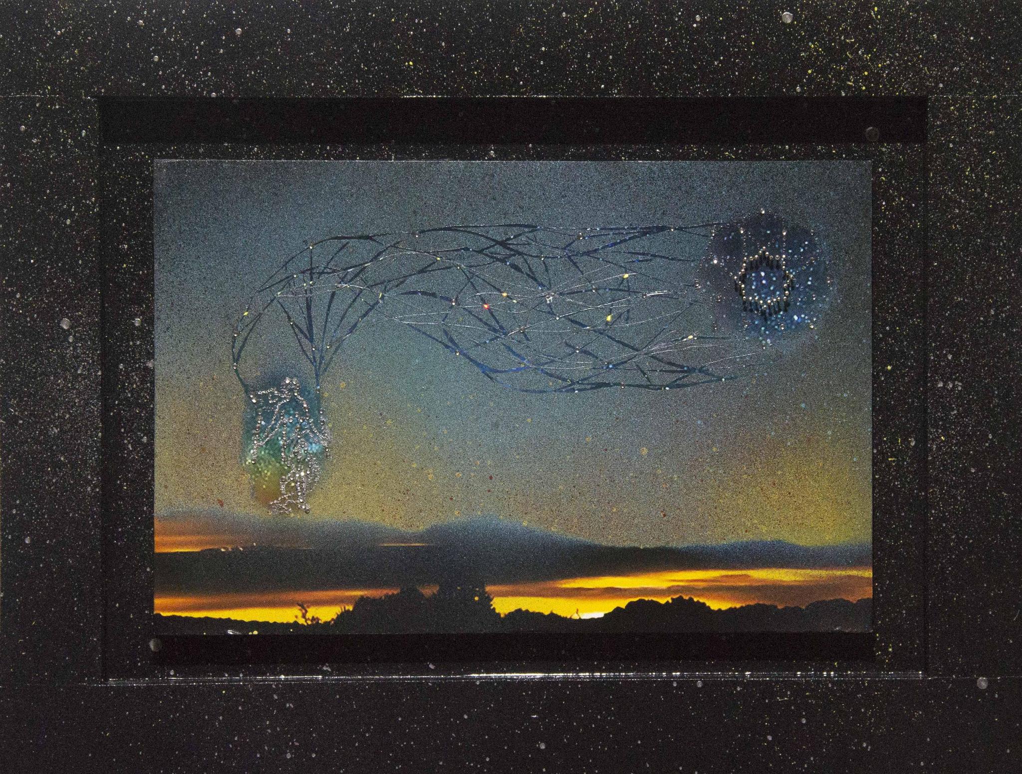 42x32 cms collage fotográfico con luz 
