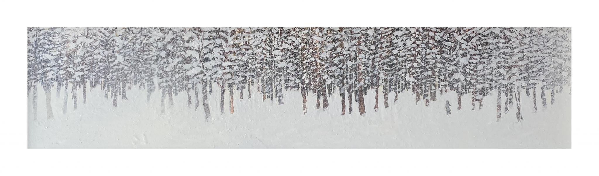 71x29 cms técnica mixta sobre base de madera