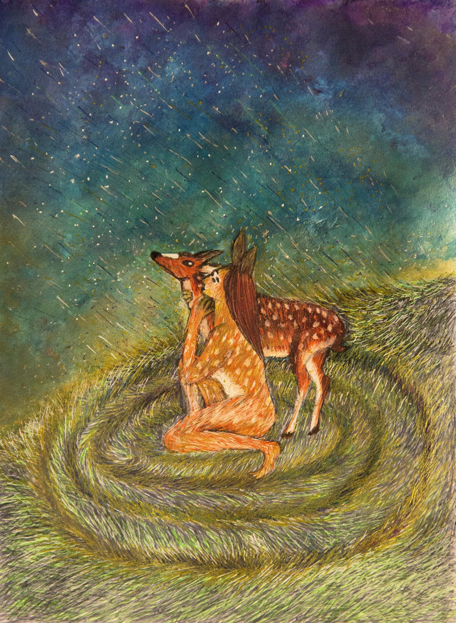 20x15cms dibujo técnica mixta