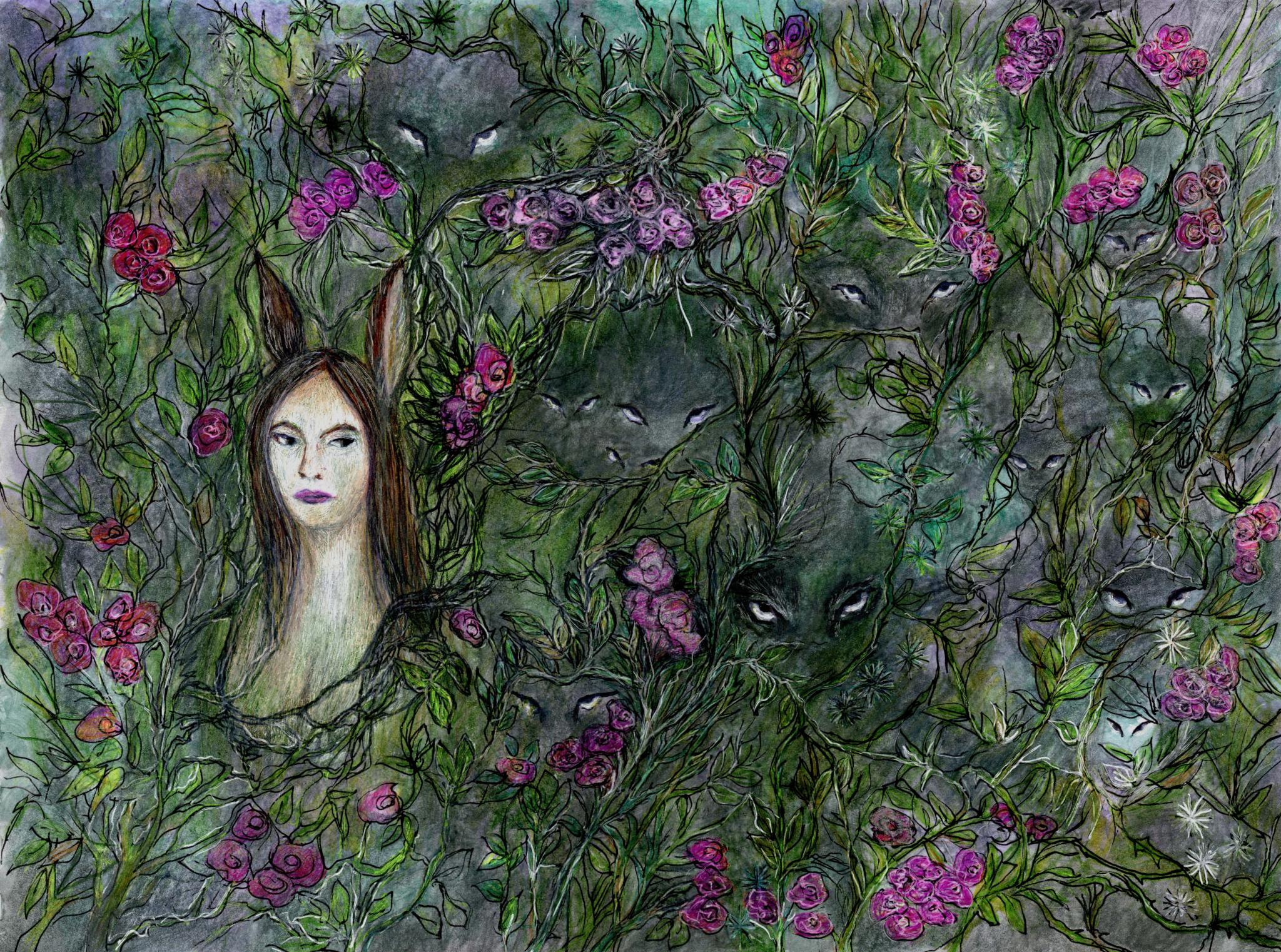Técnica mixta 20x 20 cms