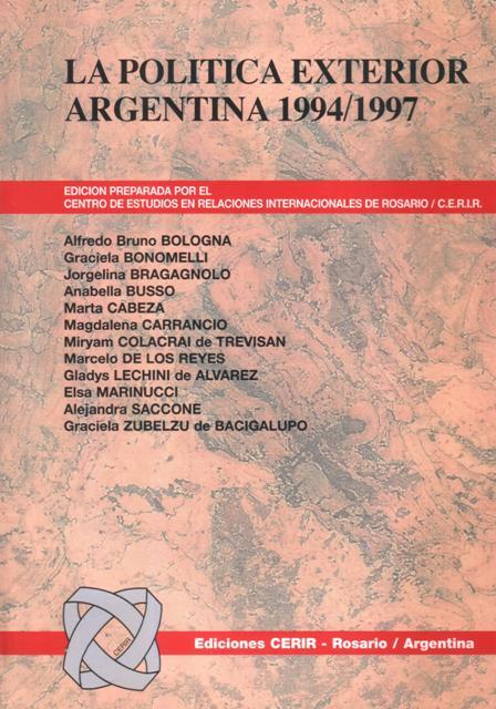 Ediciones CERIR. Rosario, 1998. 338 páginas