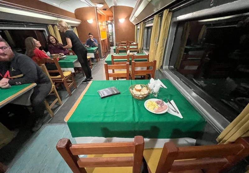 Coche comedor del Tren Patagónico