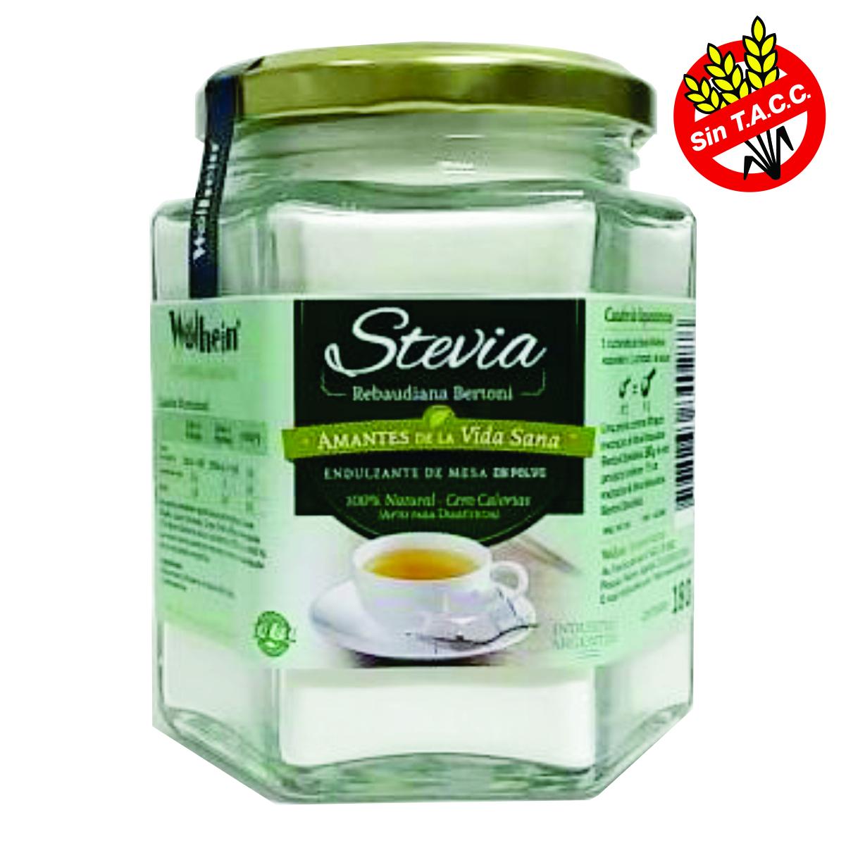 Caja Madera con Stevia Hebras y Saquitos