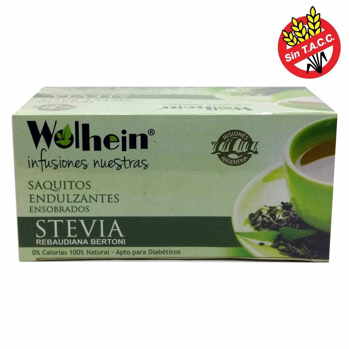 Caja saquitos endulzantes de Stevia