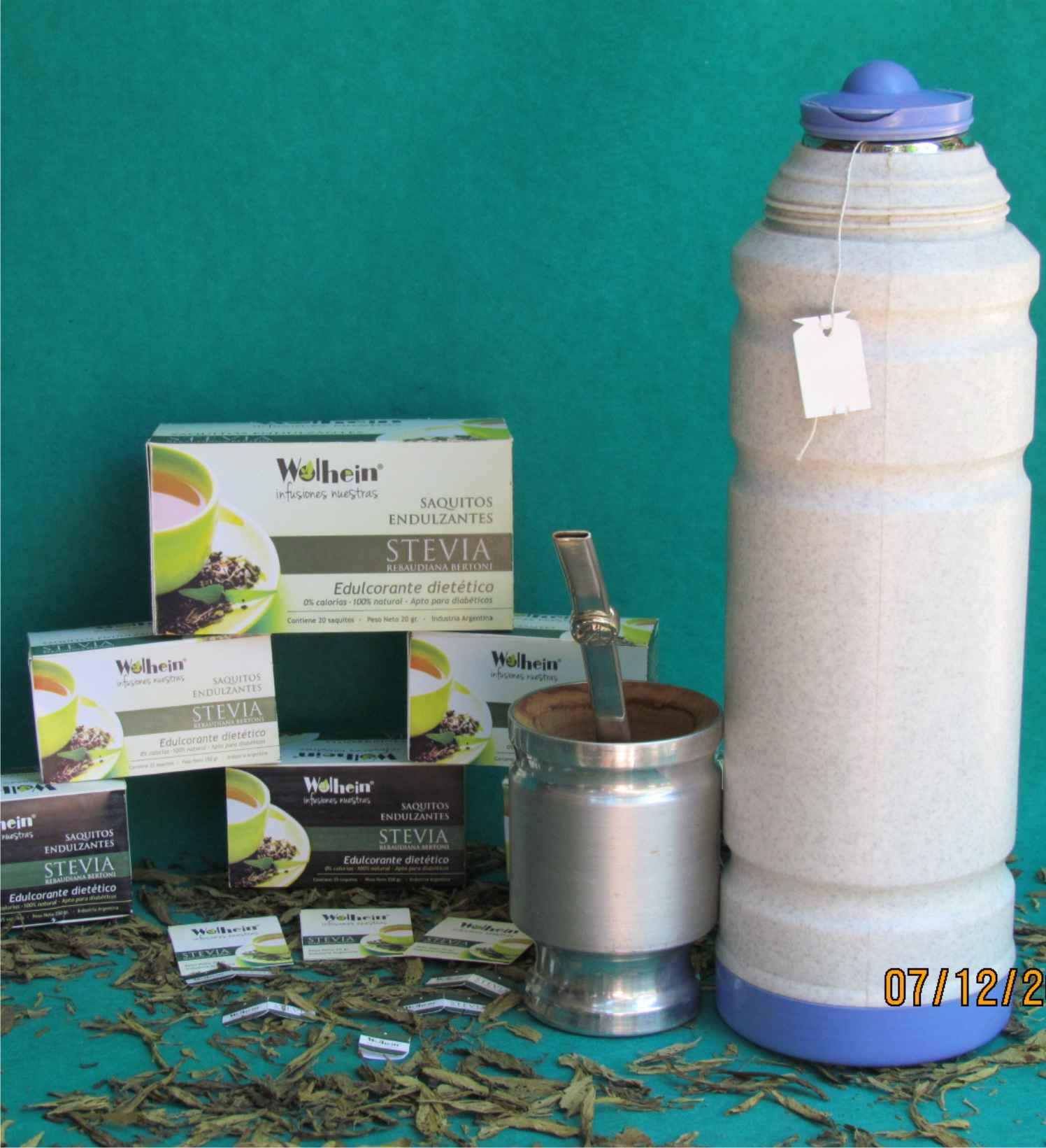 Saquito de Stevia para endulzar el mate