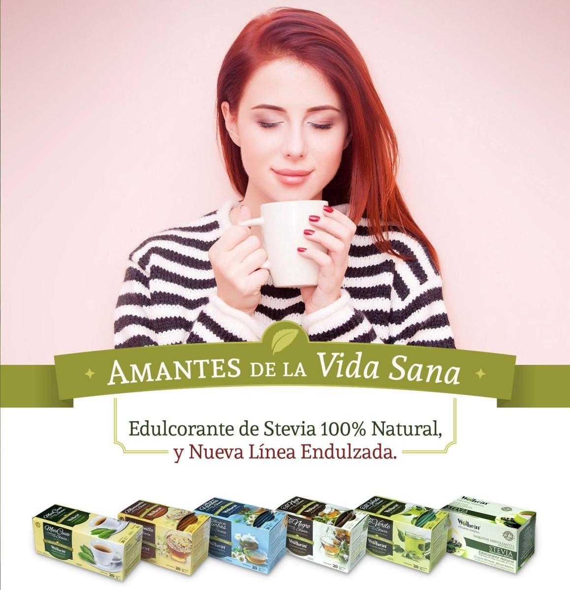 Wolhein "infusiones nuestras", comercializa "Hierbas Naturales" envasadas en saquitos y en hebras, al por mayor y menor. Nuestro producto premium es la Stevia.