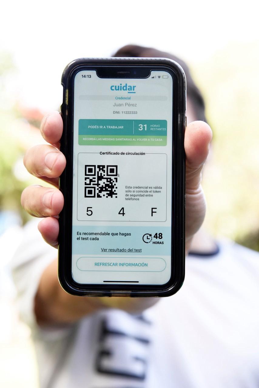CuidAR: app aplicada a la acreditación de identidad por la emergencia sanitaria