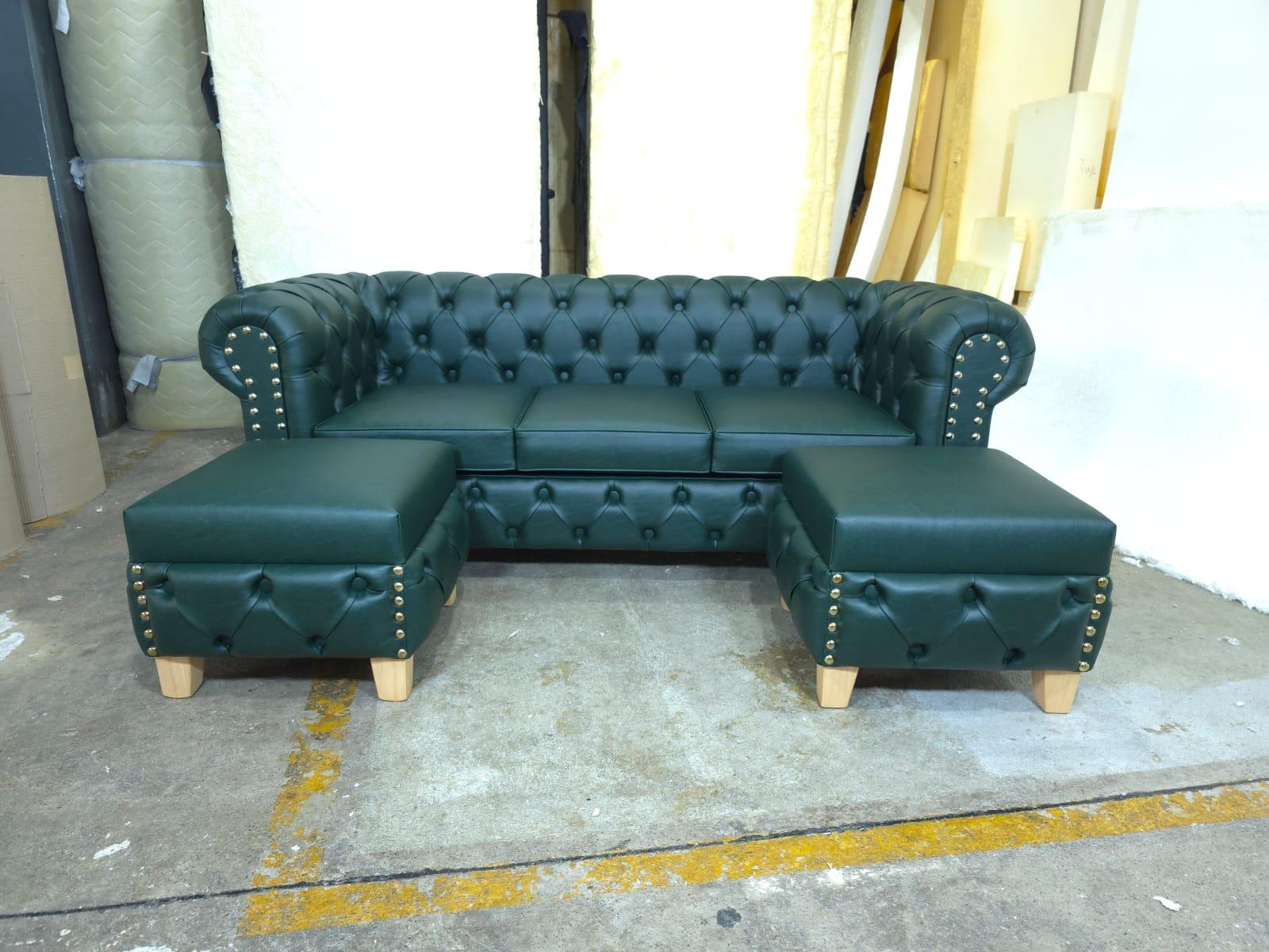 JUEGO DE LIVING MODELO CHESTERFIELD