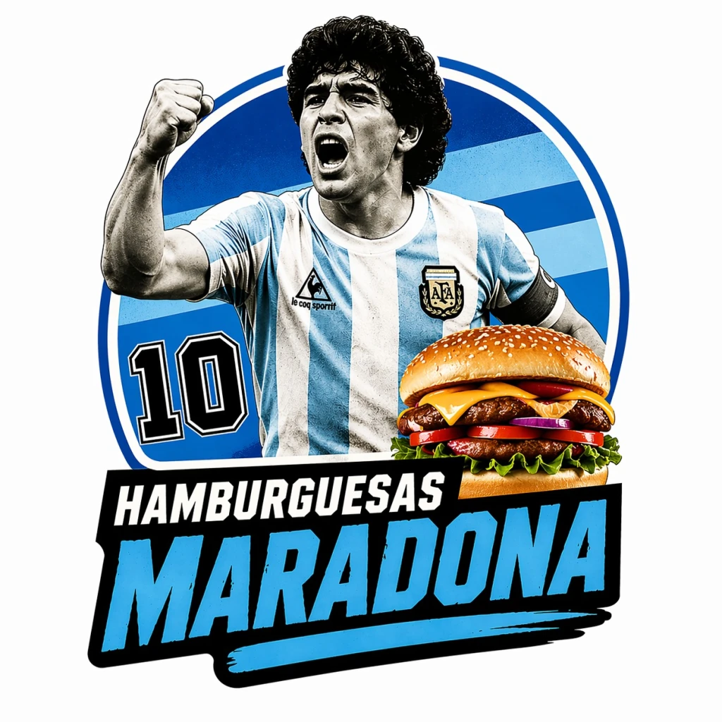 Hamburguesas Maradona, marca virtual gastronómica de hamburguesas para delivery