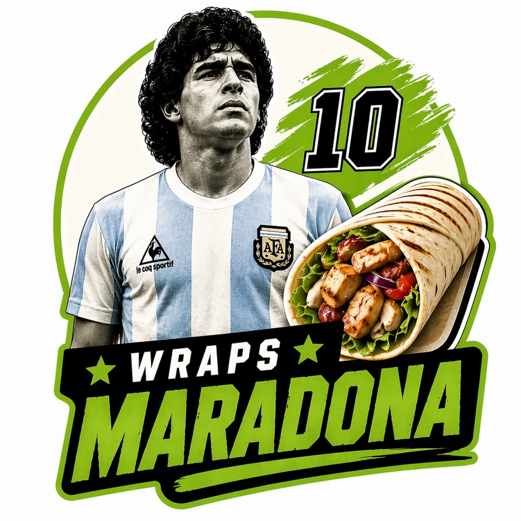 Wraps Maradona, marca virtual gastronómica de wraps para delivery