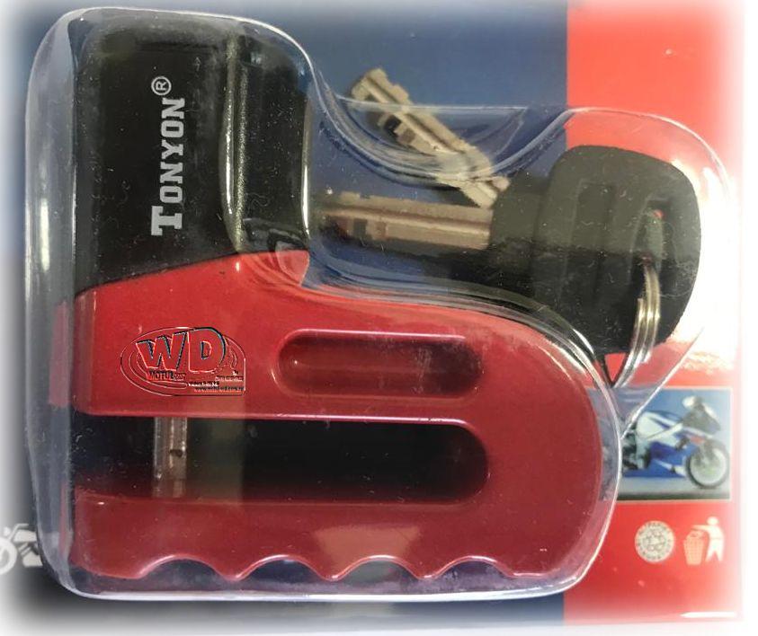 TRABA DISCO CORTO ROJO 5.5mm. CON TAPA PROTECTORA