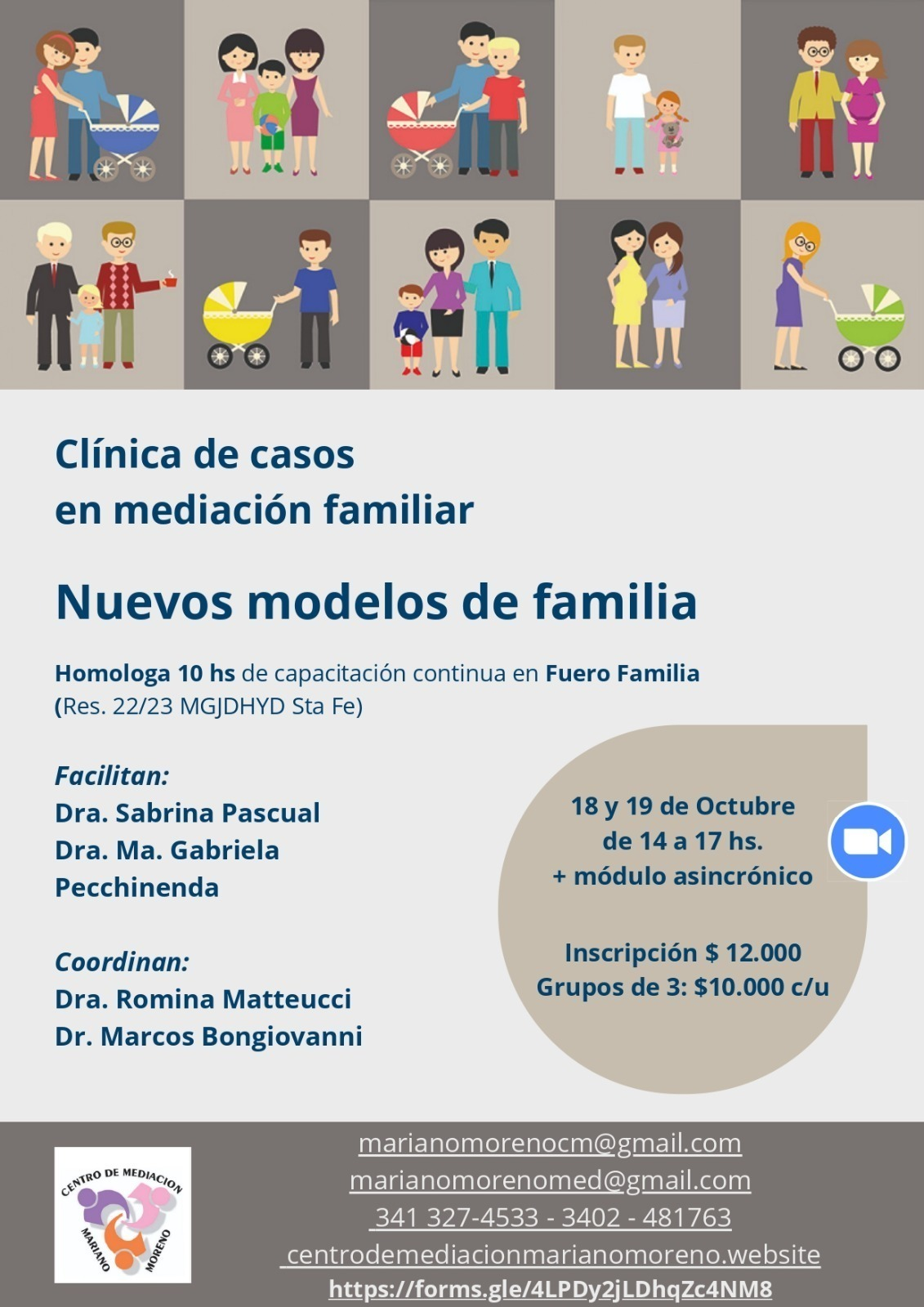 Clínica de casos en Mediación Familiar