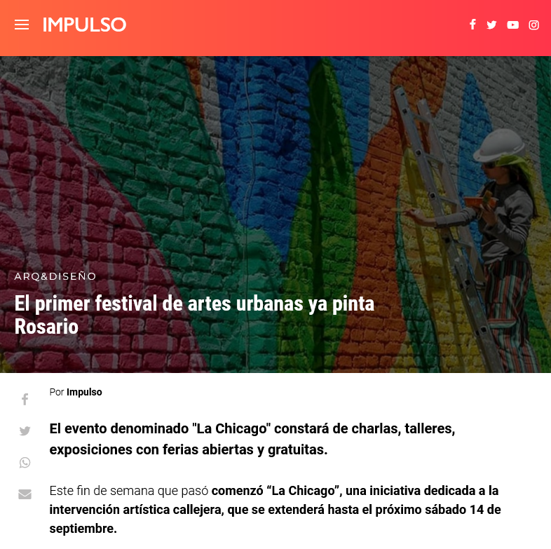 Artista muralista rosario