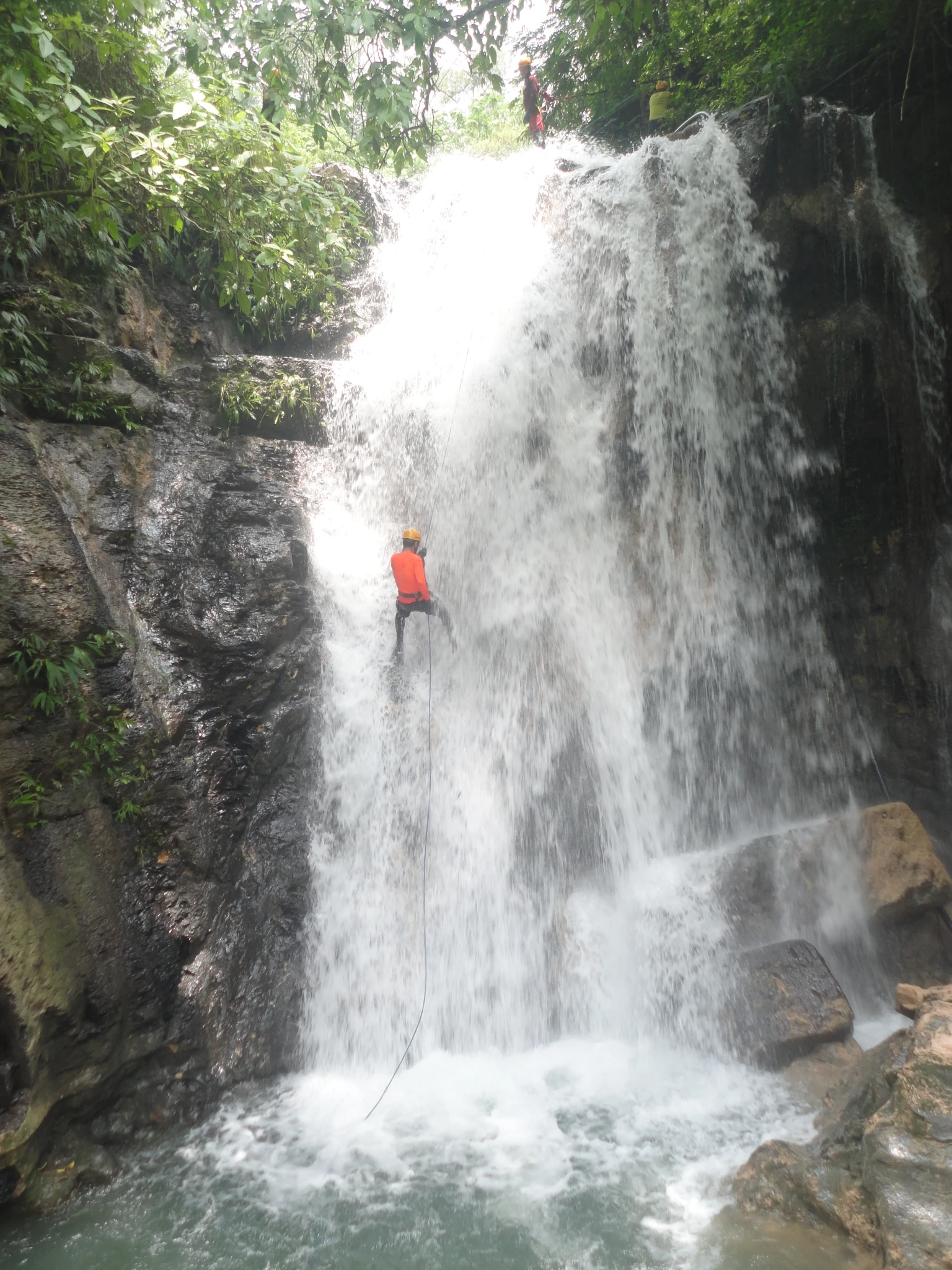 Canyoning en cascadas