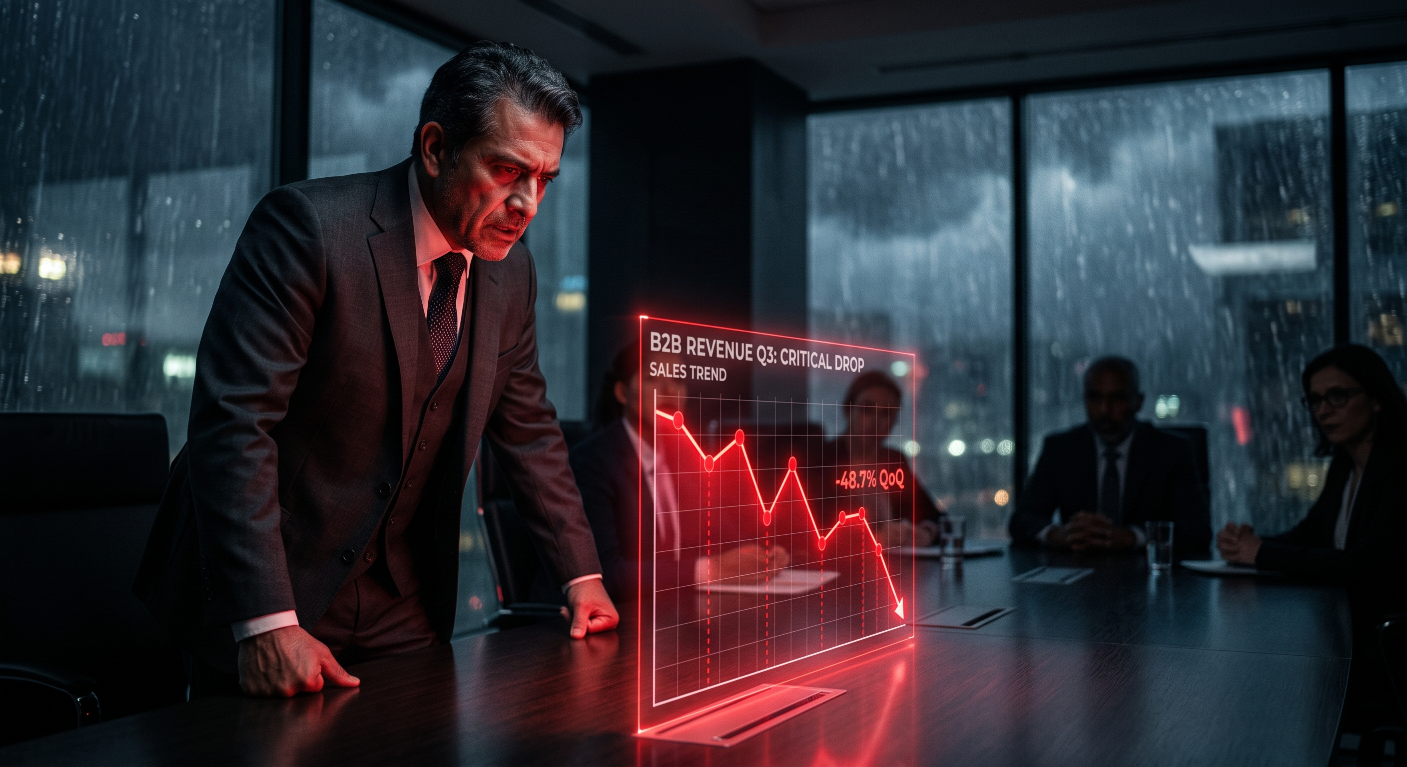 Por qué los equipos B2B colapsan cuando el mercado pierde el piso