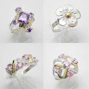 Venta de Joyas por Catalogo de Joyas de Acero Quirurgico y Plata 925, Oro Duble