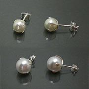 Venta de Aros de Plata 925 con Perlas por Mayor