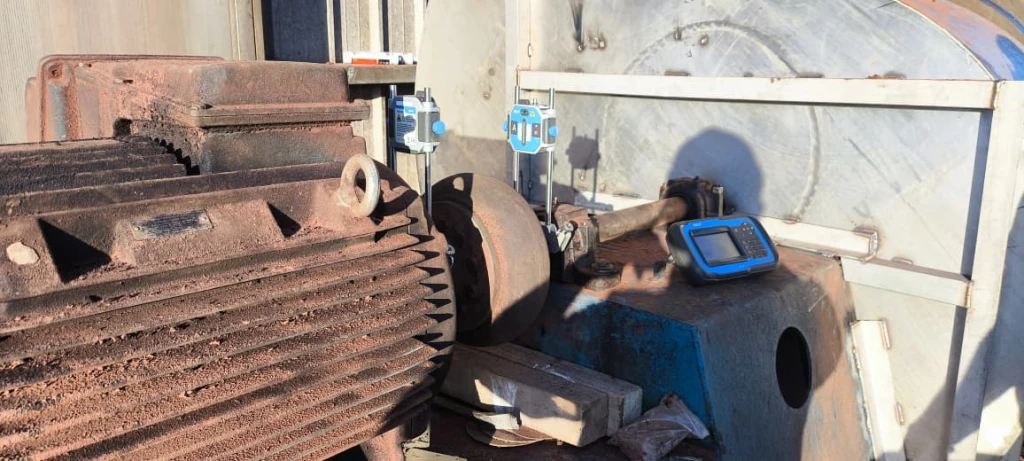 Alineación de mando de ventilador industrial