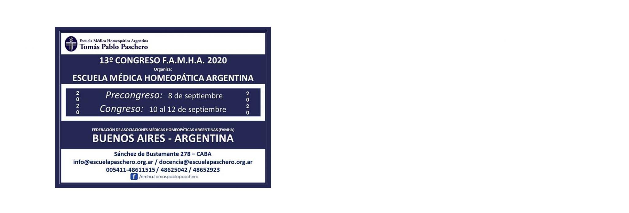 CONGRESO FAMHA 2020