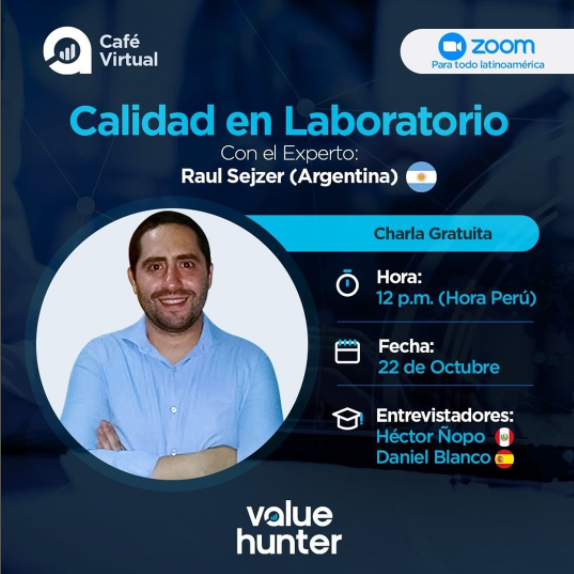 Café Virtual sobre Calidad en Laboratorio con Héctor Ñopo Aguilar y Daniel Blanco