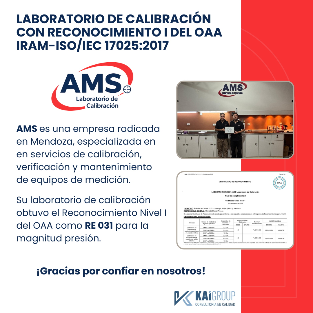 AMS logró el Reconocimiento Nivel I del OAA