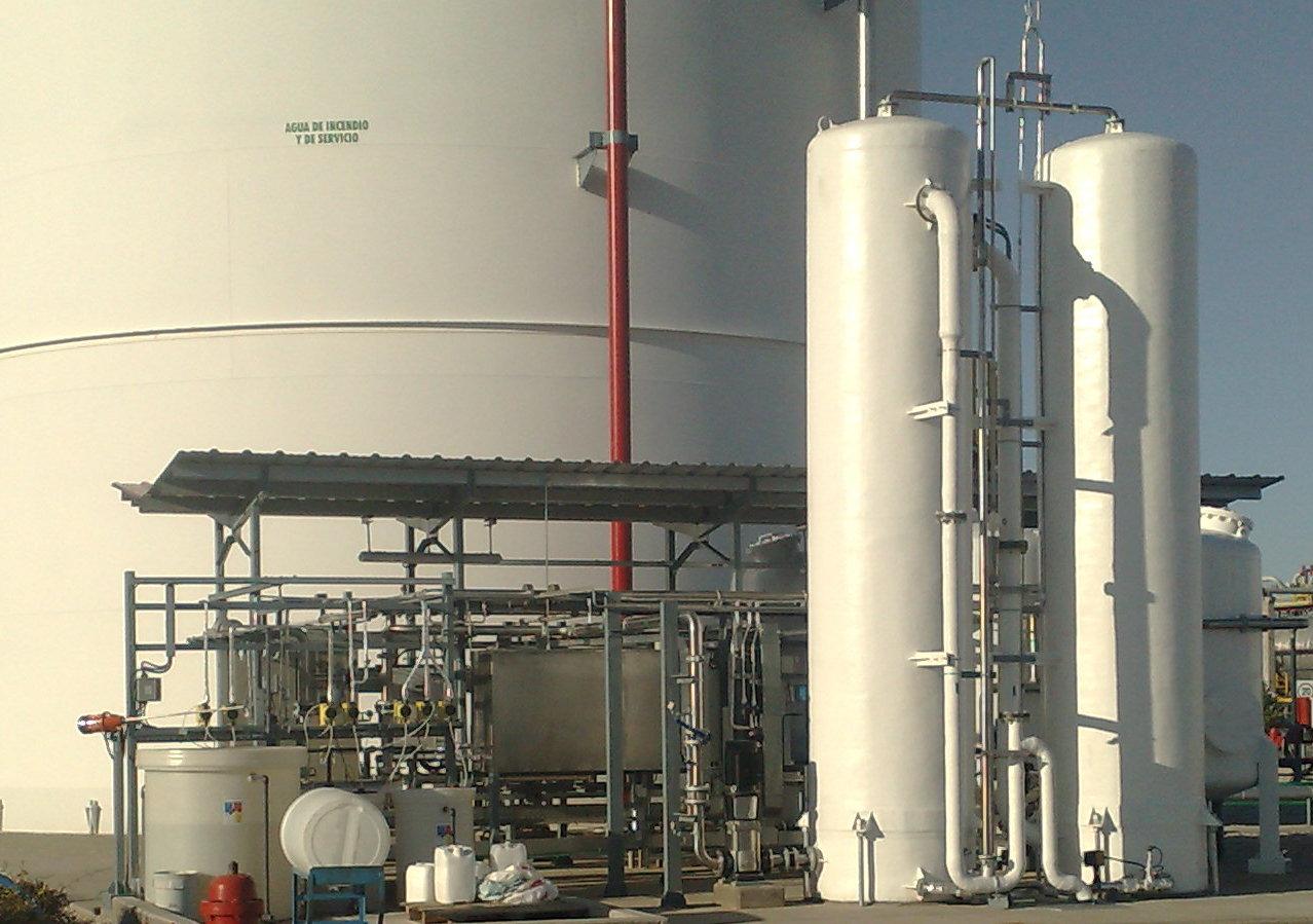 Tratamiento de Agua. Potabilización mediante Ozono. Torres de Contacto de Alto Caudal.
