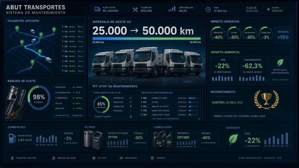 ABUT Transportes - caso de mantenimiento basado en datos