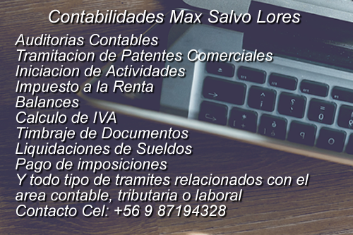 Contador todo tipo de tramites tributarios y contables.